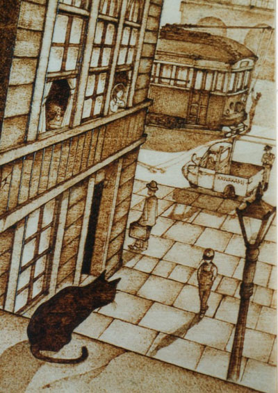 トレインアート「君住む街で」